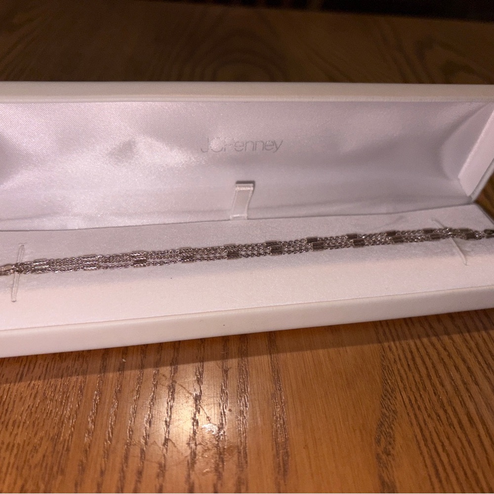 Silver Three Strain Bracelet